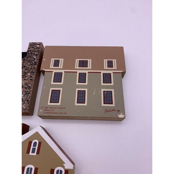 3 Vintage Cats Meow Village Series VII - Picture 5 of 11